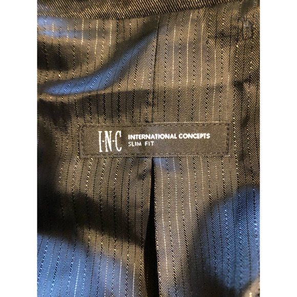 INC International Concepts Men's Slim Fit Blazer Multicolor Patterned 44 Chest - Picture 5 of 5